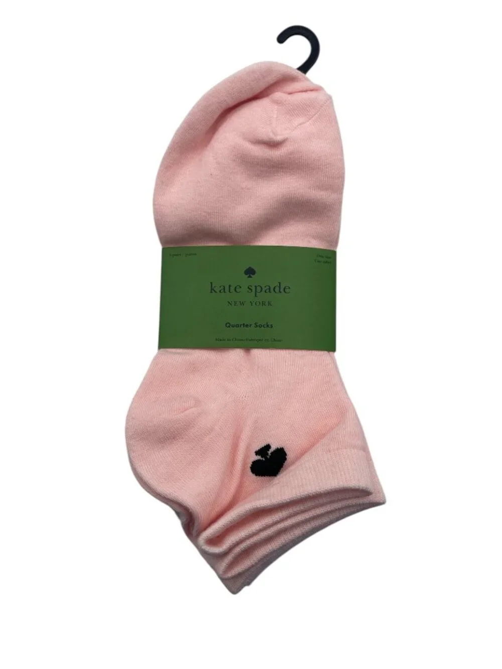Kate Spade New York Women's Quarter Pink, Beige, Cream Socks One Size 6 Pairs